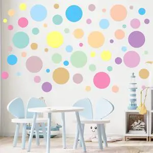 264 Pcs Polka Dot Wall Decals for Classroom Decor Kids Circle Wall Sticker Vinyl Peel and Stick Colorful Removable for Nursery Bedroom Playroom Living Room(Candy Colors) 264 Pcs Polka Dot Wall Decals for Classroom Decor Kids Circle Wall Sticker Vinyl Peel and Stick Colorful Removable for Nursery Bedroom Playroom Living Room(Candy Colors)