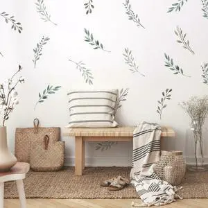 RMK4581SCS Rustic Country Leaves Peel and Stick Wall Decals RMK4581SCS Rustic Country Leaves Peel and Stick Wall Decals