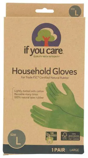 Latex Gloves, Large 1 Pair (Pack of 1) For Gardening, Dishwashing, Cleaning Kitchen and Bathroom 100% Cotton Lined, Reusable for Women and Men, Green Latex Gloves, Large 1 Pair (Pack of 1) For Gardening, Dishwashing, Cleaning Kitchen and Bathroom 100% Cotton Lined, Reusable for Women and Men, Green