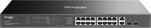 TP-Link Omada 16 Port Gigabit Easy Managed PoE Switch, 250W Budget, PoE+ Compliant, Up to 250m Distance, Auto Recovery, VLAN, Loop Prevention, with Fan (ES220GMP) TP-Link Omada 16 Port Gigabit Easy Managed PoE Switch, 250W Budget, PoE+ Compliant, Up to 250m Distance, Auto Recovery, VLAN, Loop Prevention, with Fan (ES220GMP)