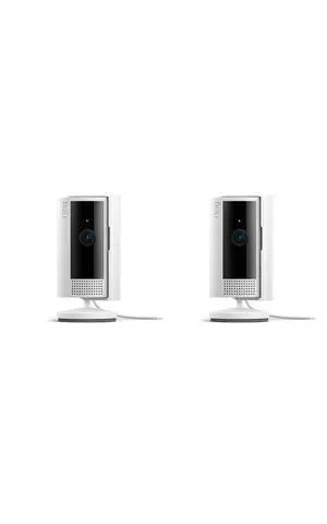 Ring Indoor Cam, Home or business security in 1080p HD video, 2-pack, White Ring Indoor Cam, Home or business security in 1080p HD video, 2-pack, White