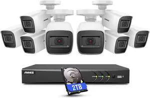 ANNKE 4K Security Camera System, 8CH 8MP AI DVR with Human & Vehicle Detection, 2TB HDD and 8 x 4K IP67 Bullet Home & Surveillance Cameras, Work with Alexa, Easy Remote View, Smart Color Night Vision ANNKE 4K Security Camera System, 8CH 8MP AI DVR with Human & Vehicle Detection, 2TB HDD and 8 x 4K IP67 Bullet Home & Surveillance Cameras, Work with Alexa, Easy Remote View, Smart Color Night Vision