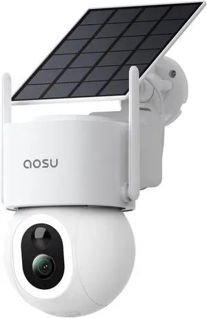 aosu SolarCam D1 Max, 4K Solar Security Cameras Outdoor Wireless, 360° Pan & Tilt Coverage, Auto Tracking, Color Night Vision, Local Storage, No Subscription Required aosu SolarCam D1 Max, 4K Solar Security Cameras Outdoor Wireless, 360° Pan & Tilt Coverage, Auto Tracking, Color Night Vision, Local Storage, No Subscription Required