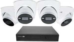 Swann AdvancedX 4K PoE NVR Security Camera System, 4 Domes, 8CH Swann AdvancedX 4K PoE NVR Security Camera System, 4 Domes, 8CH