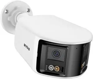 ANNKE FCD600 PoE Dual-Lens Security Camera, 6MP 180° Panoramic Outdoor IP Camera, Smart Human/Vehicle Detection, Color Night Vision, 2-Way Audio, Supports MicroSD Card Up to 512GB, IP66 ANNKE FCD600 PoE Dual-Lens Security Camera, 6MP 180° Panoramic Outdoor IP Camera, Smart Human/Vehicle Detection, Color Night Vision, 2-Way Audio, Supports MicroSD Card Up to 512GB, IP66