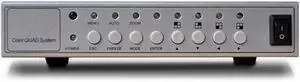 Evertech Office Home Analog Video Security Camera CCTV Color Quad Splitter Processor 4 Channel/Port Real Time with Remote Control (Silver or Black Casing) Evertech Office Home Analog Video Security Camera CCTV Color Quad Splitter Processor 4 Channel/Port Real Time with Remote Control (Silver or Black Casing)