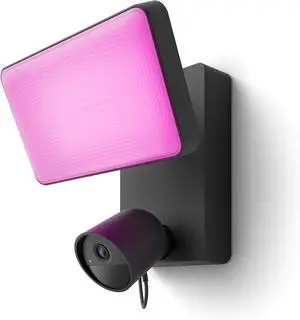 Philips Hue Secure Outdoor Floodlight with Integrated 1080p Smart Home Security Camera, Black, for Outdoor Use, Two-Way Talk, Controllable via Hue App Philips Hue Secure Outdoor Floodlight with Integrated 1080p Smart Home Security Camera, Black, for Outdoor Use, Two-Way Talk, Controllable via Hue App