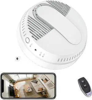 Smoke Detector Hidden Camera, 10000mAh Backup Power with Motion Detection/SD Storage/Night Vision/Motion Detection/APP Control/2.4G WiFi for Home Security. Smoke Detector Hidden Camera, 10000mAh Backup Power with Motion Detection/SD Storage/Night Vision/Motion Detection/APP Control/2.4G WiFi for Home Security.