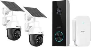 aosu 3K/5MP Solar Security Cameras Outdoor Wireless 360-Degree 2K Wireless Camera aosu 3K/5MP Solar Security Cameras Outdoor Wireless 360-Degree 2K Wireless Camera