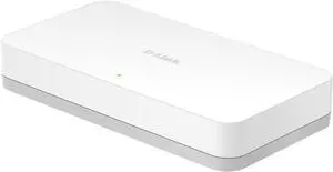 D-Link GO B/W 8G/E 8-Port Gigabit Easy Desktop Switch White/Grey D-Link GO B/W 8G/E 8-Port Gigabit Easy Desktop Switch White/Grey