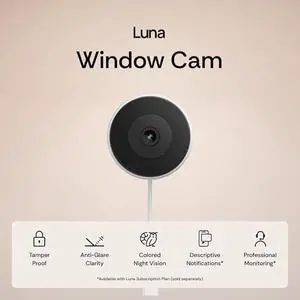 Luna 3MP 2K Window Camera, 2.4GHz WiFi6 Indoor Cameras for Home Security Outdoor, and 2K Security Cameras Wireless Outdoor, Battery Camera w/Solar Panel, Spotlight Luna 3MP 2K Window Camera, 2.4GHz WiFi6 Indoor Cameras for Home Security Outdoor, and 2K Security Cameras Wireless Outdoor, Battery Camera w/Solar Panel, Spotlight