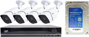 PNI House PTZ1300 Full HD AHD Video Surveillance kit with 4 2MP, 1080P Outdoor Cameras and PNI SafeHouse 1TB Included PNI House PTZ1300 Full HD AHD Video Surveillance kit with 4 2MP, 1080P Outdoor Cameras and PNI SafeHouse 1TB Included