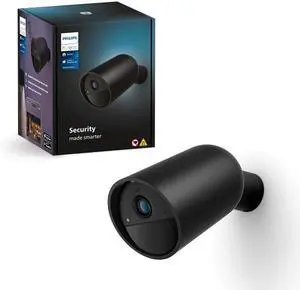 Philips Hue Secure Security Camera with Battery - Black Philips Hue Secure Security Camera with Battery - Black