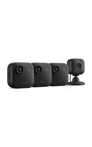Blink Outdoor 2K+ and Mini 2K+ (newest model) Wireless and plug-in 2K resolution smart security cameras, Sync Module Core included 4 Cameras (Black) Blink Outdoor 2K+ and Mini 2K+ (newest model) Wireless and plug-in 2K resolution smart security cameras, Sync Module Core included 4 Cameras (Black)