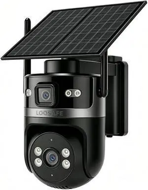 4G LTE Cellular Solar Security Camera, AOV True 24/7 Continuous Recording, Dual Lens 360° PTZ, No WiFi Needed, Built-in 32GB Card, 12000mAh Battery, Color Night Vision, Outdoor Farm RV 4G LTE Cellular Solar Security Camera, AOV True 24/7 Continuous Recording, Dual Lens 360° PTZ, No WiFi Needed, Built-in 32GB Card, 12000mAh Battery, Color Night Vision, Outdoor Farm RV
