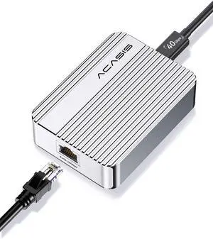 ACASIS USB4 to 10Gb Ethernet Adapter Aluminum Housing ACASIS USB4 to 10Gb Ethernet Adapter Aluminum Housing