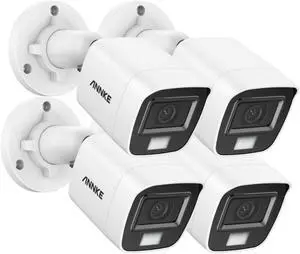 ANNKE 4 Packed 3K Wired Security Cameras, Smart Dual Light HD TVI Add-on Outdoor CCTV Cameras with Built-in Mic and Color Night Vision, IP67 Weatherproof Home Surveillance Security Bullet Cam ANNKE 4 Packed 3K Wired Security Cameras, Smart Dual Light HD TVI Add-on Outdoor CCTV Cameras with Built-in Mic and Color Night Vision, IP67 Weatherproof Home Surveillance Security Bullet Cam