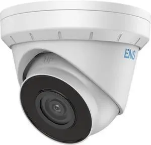ENS SIP34T3/28-C 4MP IR 2.8 Fixed Network Turret Security Camera, 1/3" Progressive Scan CMOS, 4MP@20FPS, 2.8mm Fixed Lens, EXIR (98ft), True WDR, PoE, Dual-Stream, IP67 ENS SIP34T3/28-C 4MP IR 2.8 Fixed Network Turret Security Camera, 1/3" Progressive Scan CMOS, 4MP@20FPS, 2.8mm Fixed Lens, EXIR (98ft), True WDR, PoE, Dual-Stream, IP67