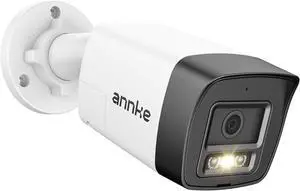 ANNKE 3K PoE Security Camera with Red and Blue Light Alarm, 2.8mm Lens (123°FOV), Color Night Vision, AI Motion Detection, Two-Way Audio, Surveillance Outdoor Bullet Cam with 512GB SD Card Slot, IP67 ANNKE 3K PoE Security Camera with Red and Blue Light Alarm, 2.8mm Lens (123°FOV), Color Night Vision, AI Motion Detection, Two-Way Audio, Surveillance Outdoor Bullet Cam with 512GB SD Card Slot, IP67