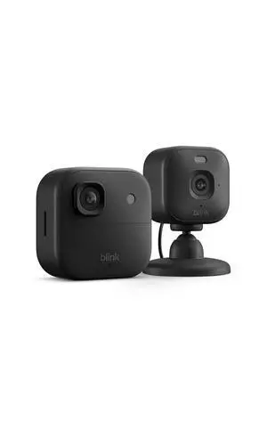 Blink Outdoor 2K+ and Mini 2K+ (newest model) Wireless and plug-in 2K resolution smart security cameras, Sync Module Core included 2 Cameras (Black) Blink Outdoor 2K+ and Mini 2K+ (newest model) Wireless and plug-in 2K resolution smart security cameras, Sync Module Core included 2 Cameras (Black)