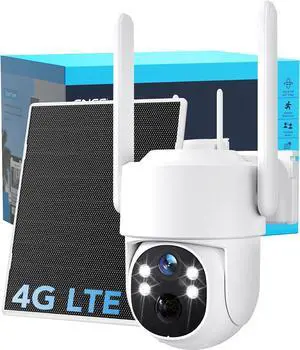 GNCC 4G LTE Cellular Security Camera Wireless Outdoor, No WiFi Solar Camera GNCC 4G LTE Cellular Security Camera Wireless Outdoor, No WiFi Solar Camera