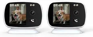 Smart Indoor Security Camera with Screen,2.4Ghz Wifi Home Camera for Video Calling,Two-Way Audio,Night Vision,AI Motion Detection Alerts,App Remote Control,Cloud Storage,Pet And Elderly Home Smart Indoor Security Camera with Screen,2.4Ghz Wifi Home Camera for Video Calling,Two-Way Audio,Night Vision,AI Motion Detection Alerts,App Remote Control,Cloud Storage,Pet And Elderly Home