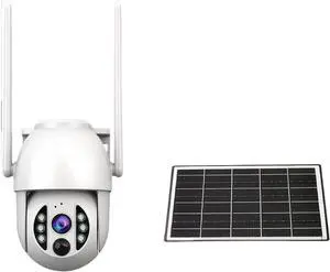 JOOAN Solar-Powered 3MP IPX6 PTZ Security Camera, Wire-Free Outdoor Home Surveillance with Pan-Tilt Zoom JOOAN Solar-Powered 3MP IPX6 PTZ Security Camera, Wire-Free Outdoor Home Surveillance with Pan-Tilt Zoom