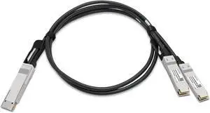 400GBASE-CU DAC Cable 30AWG, 0.5m(1.64ft) QSFP-DD to 2 * 200G QSFP56 Breakout Passive Direct Attach Cable Compatible for Generic Switch, Router, Network Device 400GBASE-CU DAC Cable 30AWG, 0.5m(1.64ft) QSFP-DD to 2 * 200G QSFP56 Breakout Passive Direct Attach Cable Compatible for Generic Switch, Router, Network Device