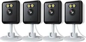 4pcs Wireless Security surveillanceHousehold Indoor Camera Supported Infrared Night Vision,Alarm Camera Two-Way Voice intercom,2.4Ghz WiFi,1296P HD Night Vision,USB Power Supply,Suitable 4pcs Wireless Security surveillanceHousehold Indoor Camera Supported Infrared Night Vision,Alarm Camera Two-Way Voice intercom,2.4Ghz WiFi,1296P HD Night Vision,USB Power Supply,Suitable