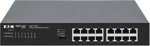 Eaton Tripp Lite Series 16 Port Switch Unmanaged Gigabit Ethernet, Metal Enclosure, Plug-and-Play, Ethernet Splitter, Auto-Negotiable, Desktop and 1U Rack Mount Switch, 3-Year Warranty (NG16-1) Eaton Tripp Lite Series 16 Port Switch Unmanaged Gigabit Ethernet, Metal Enclosure, Plug-and-Play, Ethernet Splitter, Auto-Negotiable, Desktop and 1U Rack Mount Switch, 3-Year Warranty (NG16-1)