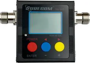 Mcbazel Surecom SW-102D-S VHF/UHF 125-525Mhz 120W V.S.W.R. & Power Meter (SO239 Connector) Mcbazel Surecom SW-102D-S VHF/UHF 125-525Mhz 120W V.S.W.R. & Power Meter (SO239 Connector)