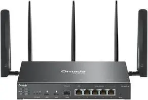 Omada 4G+ Cat6 AX3000 Wi-Fi 6 Gigabit VPN Gateway with 4-Port PoE+(ER706WP-4G) Omada 4G+ Cat6 AX3000 Wi-Fi 6 Gigabit VPN Gateway with 4-Port PoE+(ER706WP-4G)