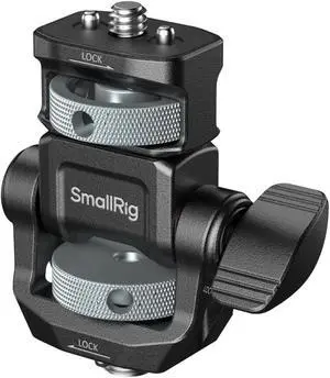 SMALLRIG Adjustable Camera Monitor Mount with 3/8"-16 Locating Screw for ARRI, 360° Swivel and 180° Tilt, Anti-Twist 1/4" Locating Screw, Horizontal & Vertical Shooting SMALLRIG Adjustable Camera Monitor Mount with 3/8"-16 Locating Screw for ARRI, 360° Swivel and 180° Tilt, Anti-Twist 1/4" Locating Screw, Horizontal & Vertical Shooting