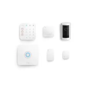 Ring Alarm 5-Piece Kit with Ring Outdoor Cam Plus, Battery Ring Alarm 5-Piece Kit with Ring Outdoor Cam Plus, Battery