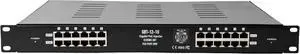PoE Texas 12-Port 2.5 Gigabit PoE++ Injector with 1200 Watt Power - IEEE 802.3bt Type 4 Active Midspan - 90 Watts Per Port for WiFi Access Points, PTZ Cameras, PoE Lighting - 1U Rack Mountable PoE Texas 12-Port 2.5 Gigabit PoE++ Injector with 1200 Watt Power - IEEE 802.3bt Type 4 Active Midspan - 90 Watts Per Port for WiFi Access Points, PTZ Cameras, PoE Lighting - 1U Rack Mountable