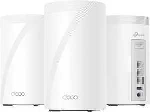 TP-Link Deco 7 Pro Mesh Wi-Fi 7 System (BE13000) Tri-Band Whole Home Coverage up to 8,100 Sq. Ft., 10G/5G/2.5G Multi-Gig Ports, Connects 200+ Devices, Replaces Router & Extender, 3-Pack TP-Link Deco 7 Pro Mesh Wi-Fi 7 System (BE13000) Tri-Band Whole Home Coverage up to 8,100 Sq. Ft., 10G/5G/2.5G Multi-Gig Ports, Connects 200+ Devices, Replaces Router & Extender, 3-Pack