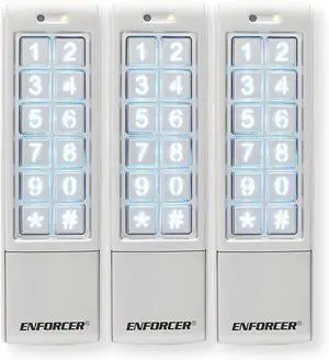 Seco-Larm SK-2323-SDQ Pack of 3 Weatherproof Digital Access Keypads, Mullion-Style, 1010 User Codes, Dual 1A Form C Relays, Weather-Resistant, 2 Multi-Colored Status LEDs, Optical Tamper Sensor Seco-Larm SK-2323-SDQ Pack of 3 Weatherproof Digital Access Keypads, Mullion-Style, 1010 User Codes, Dual 1A Form C Relays, Weather-Resistant, 2 Multi-Colored Status LEDs, Optical Tamper Sensor