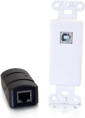 C2G 1-Port USB 2.0 Over Cat6 Wall Plate to Box Extender - up to 150ft C2G 1-Port USB 2.0 Over Cat6 Wall Plate to Box Extender - up to 150ft