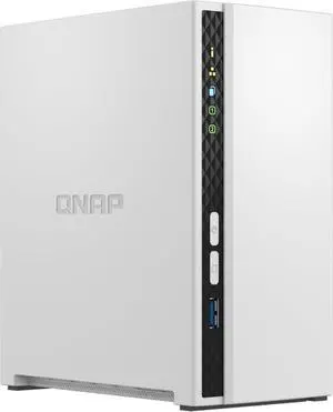 QNAP TS-233-US 2 Bay Affordable Desktop NAS with ARM Cortex-A55 Quad-core Processor and 2 GB DDR4 RAM (Diskless) QNAP TS-233-US 2 Bay Affordable Desktop NAS with ARM Cortex-A55 Quad-core Processor and 2 GB DDR4 RAM (Diskless)