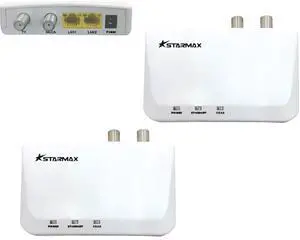 StarMax MN2550 MoCA 2.5 Network Adapter with 2X 1000Base-T Ethernet Ports, White, 2-Pack StarMax MN2550 MoCA 2.5 Network Adapter with 2X 1000Base-T Ethernet Ports, White, 2-Pack