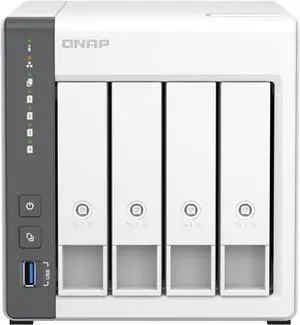QNAP TS-433-4G-US Storage NAS (2.0GHz 4-core Cortex-A55 ARM/4GB built-in/1x2.5Gigabit Ethernet Port (2.5G/1G/100M)/4BAYS/80TB/TOWER/*NO HDD*) QNAP TS-433-4G-US Storage NAS (2.0GHz 4-core Cortex-A55 ARM/4GB built-in/1x2.5Gigabit Ethernet Port (2.5G/1G/100M)/4BAYS/80TB/TOWER/*NO HDD*)