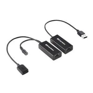 Cable Matters USB 2.0 Over Ethernet Extender with Power Adapter, 150ft Cable Matters USB 2.0 Over Ethernet Extender with Power Adapter, 150ft