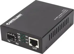 10GBase-T to 10GBase-R Media Converter, SFP+ Slot and RJ45 Port 10GBase-T to 10GBase-R Media Converter, SFP+ Slot and RJ45 Port