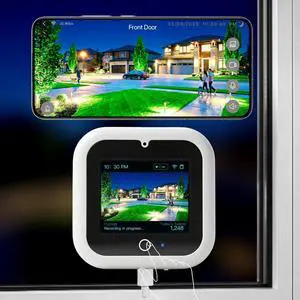 Window Camera with Smart Screen, 3K 5MP Indoor Window Security Camera, AI Color Night Vision for Home Security, 2.4G&5GHz WiFi, Motion Detection, Work w/Alexa&Google Assistant, Dome Cameras Window Camera with Smart Screen, 3K 5MP Indoor Window Security Camera, AI Color Night Vision for Home Security, 2.4G&5GHz WiFi, Motion Detection, Work w/Alexa&Google Assistant, Dome Cameras