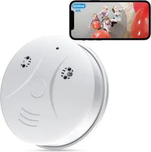 HD 1080P Hidden Camera Smoke Detector WiFi Cameras Wireless Small Spy Nanny Cam with Motion Detection, Surveillance Indoor Camera for Home Security No Audio HD 1080P Hidden Camera Smoke Detector WiFi Cameras Wireless Small Spy Nanny Cam with Motion Detection, Surveillance Indoor Camera for Home Security No Audio