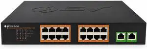BV-Tech 18-Port Gigabit PoE+ Switch BV-Tech 18-Port Gigabit PoE+ Switch