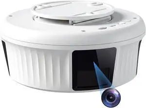 Wireless Wi-Fi Security Camera - 2K Ultra HD 360° Rotatable Mini Camera with Night Vision and PIR Motion Detection, 2.4G Wi-Fi Surveillance Cam with APP Remote Control (No smoke detection function) Wireless Wi-Fi Security Camera - 2K Ultra HD 360° Rotatable Mini Camera with Night Vision and PIR Motion Detection, 2.4G Wi-Fi Surveillance Cam with APP Remote Control (No smoke detection function)