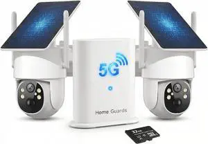 SOIADV 4MP Wireless Security Camera System, 2-Pack Solar Outdoor Cameras with Base Station, 2.4G/5G WiFi Free Local Storage, 360° View,Color Night Vision, Pre-Record,Waterproof SOIADV 4MP Wireless Security Camera System, 2-Pack Solar Outdoor Cameras with Base Station, 2.4G/5G WiFi Free Local Storage, 360° View,Color Night Vision, Pre-Record,Waterproof