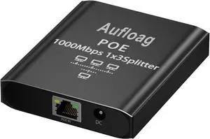 Gigabit PoE Switch 1 to 3-1000M POE Splitter 1 in 3 Out, Total 90W with 3PoE+ Extender, Compatible with Cat5/5e/6/7/8 Cable, Plug & Play, 5 Port Network Switch for PoE IP Phone Access Point Gigabit PoE Switch 1 to 3-1000M POE Splitter 1 in 3 Out, Total 90W with 3PoE+ Extender, Compatible with Cat5/5e/6/7/8 Cable, Plug & Play, 5 Port Network Switch for PoE IP Phone Access Point