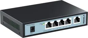 SODOLA 2.5Gb PoE Switch, 4-Port 2.5G PoE+ Unmanaged Switch with 1-Port 2.5G Uplink, 65W Total Power, IEEE802.3af/at, Plug & Play, Fanless Quiet, for IP Camera/Access Point/VoIP SODOLA 2.5Gb PoE Switch, 4-Port 2.5G PoE+ Unmanaged Switch with 1-Port 2.5G Uplink, 65W Total Power, IEEE802.3af/at, Plug & Play, Fanless Quiet, for IP Camera/Access Point/VoIP